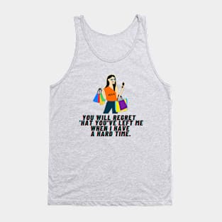 Empowered Woman - Confident Girl after Getting a Broken Heart Tank Top